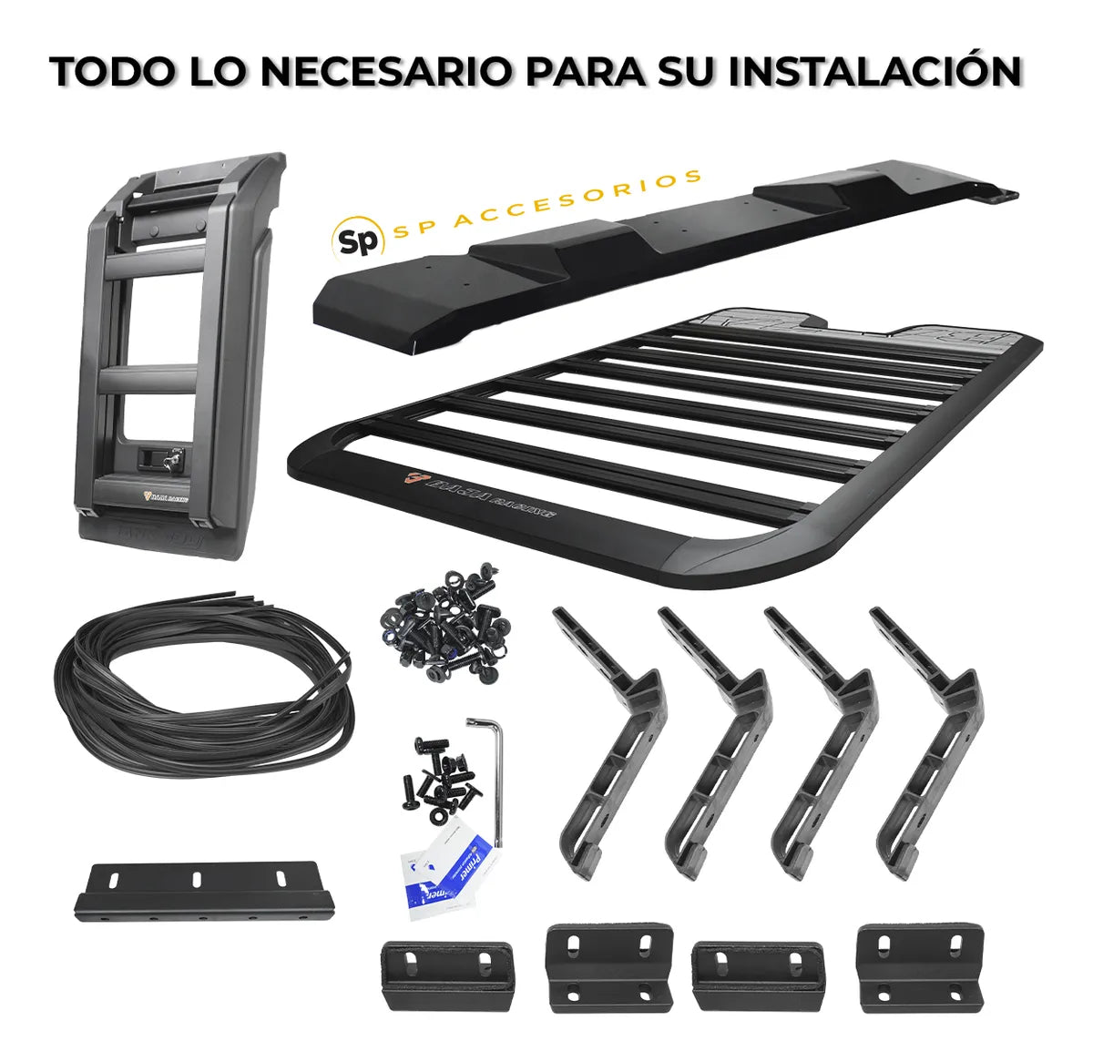 CANASTILLA PORTA EQUIPAJE CON ESCALERA TANK 300