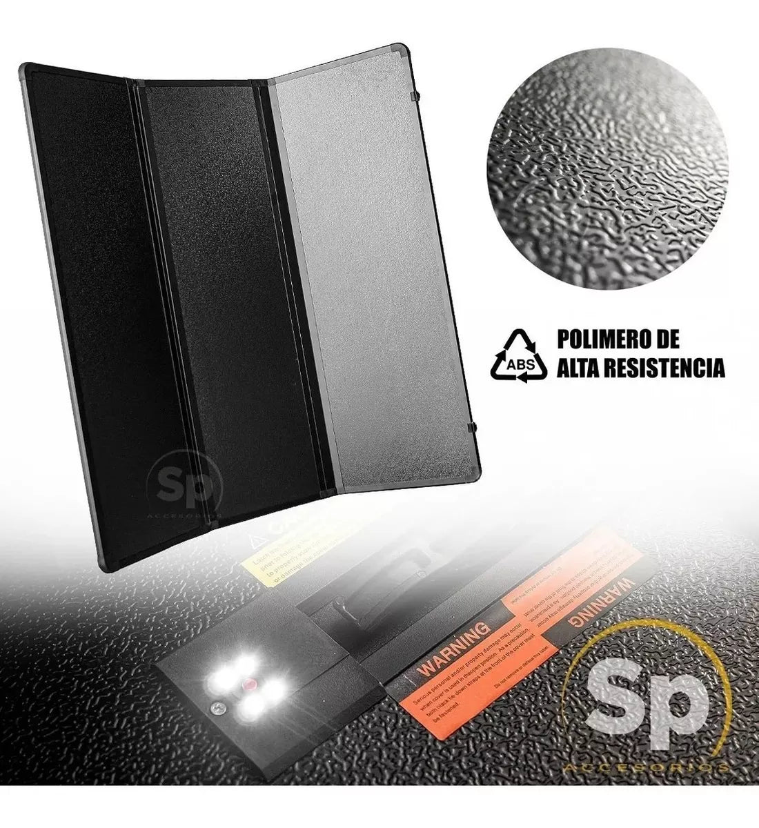 TAPA RÍGIDA HARD 3 FOLD COVER PARA TOYOTA HILUX 2016-2022