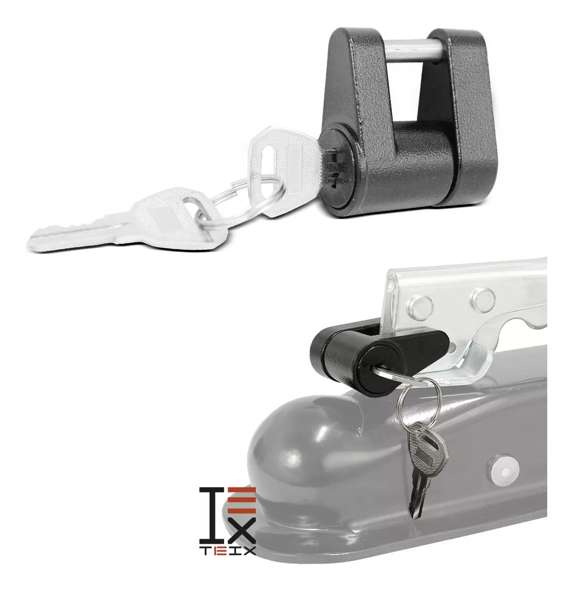 PASADOR PARA JALON TIRON HITCH COPLE DE REMOLQUE CON LLAVE UNIVERSAL