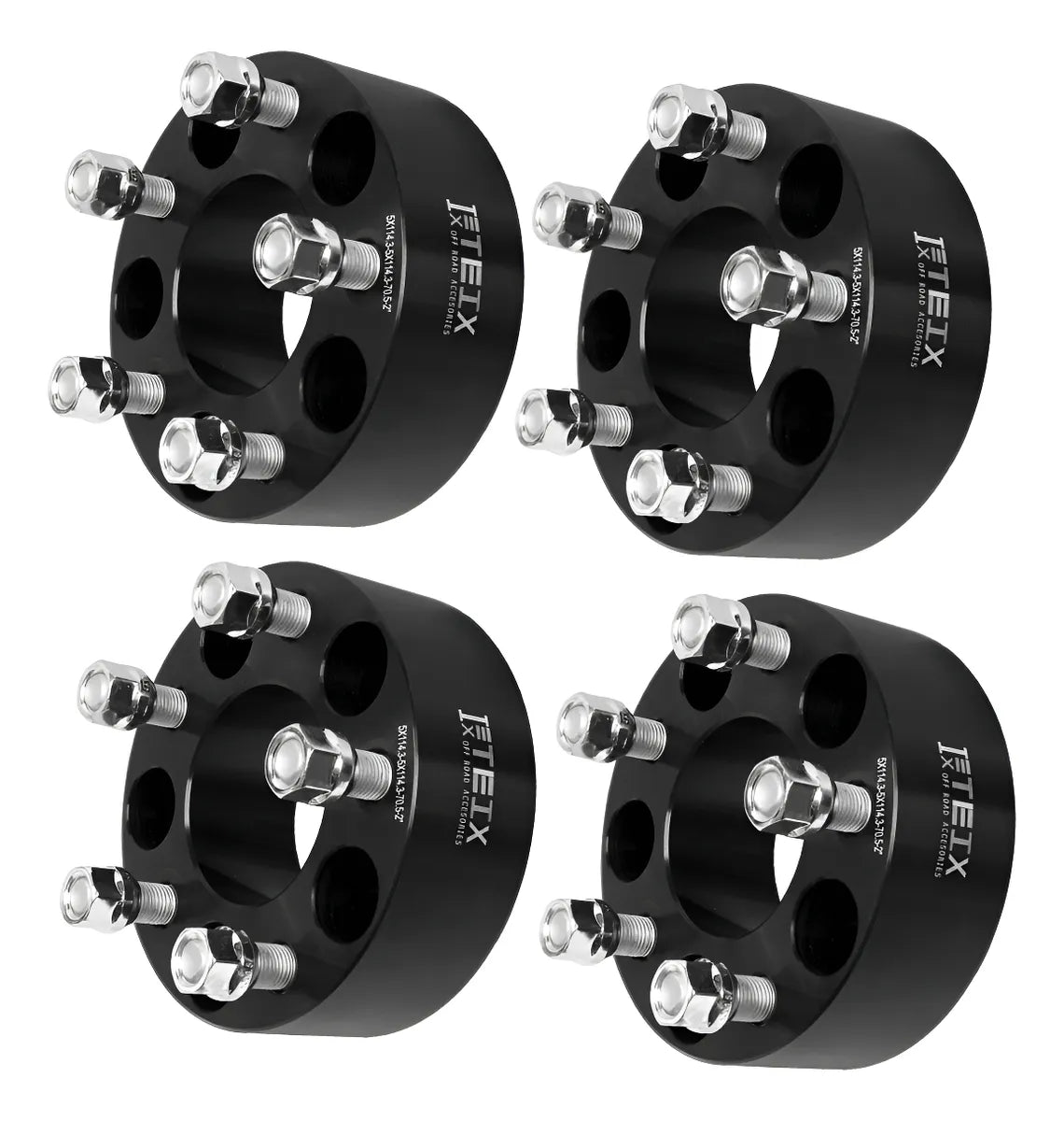 Espaciadores Rines 5x114.3 2 70.5mm 14x1.5