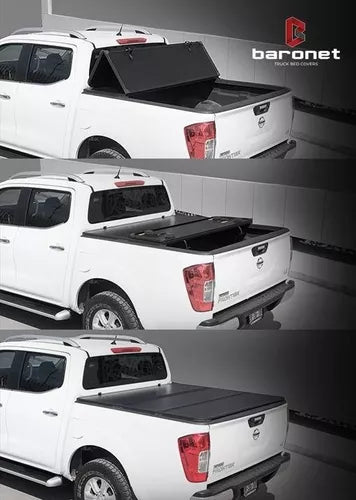TAPA HARD 3 FOLD COVER PARA MITSUBISHI L200 2016-2023 DOBLE CAB
