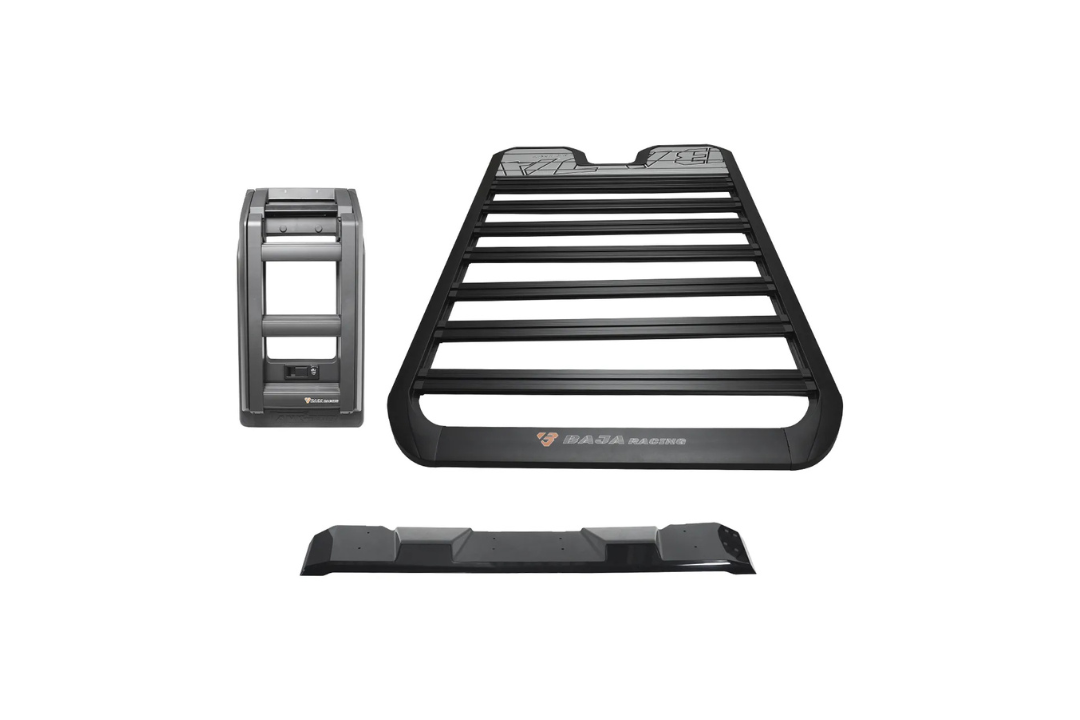 CANASTILLA PORTA EQUIPAJE CON ESCALERA TANK 300