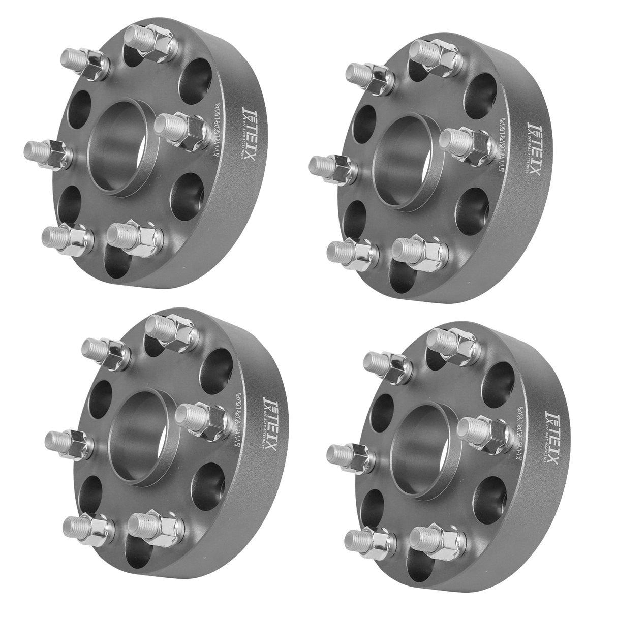 ESPACIADORES PARA BYD SHARK 2025-2027+ 6x139.7 CB 64.1mm 1.5" CON CENTRADOR