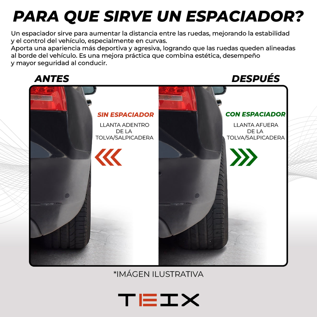 ESPACIADORES PARA BYD SHARK 2025-2027+ 6x139.7 CB 64.1mm 1.5" CON CENTRADOR