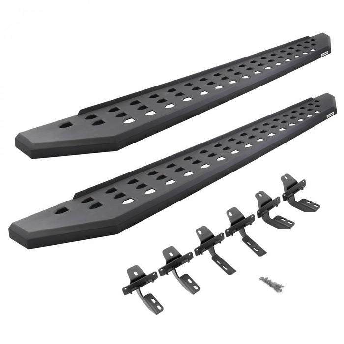 ESTRIBOS RB 20 87" NGO TEXT PARA SILVERADO / SIERRA 1500 19-21 CREW CAB