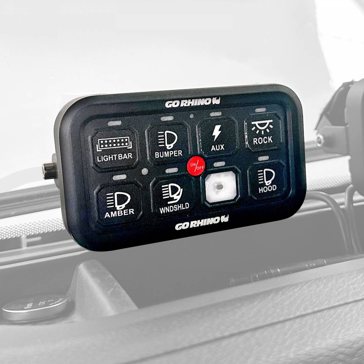 BOTONERA CONTROLADOR PARA LUCES LED RGB Y ACCESORIOS GO RHINO