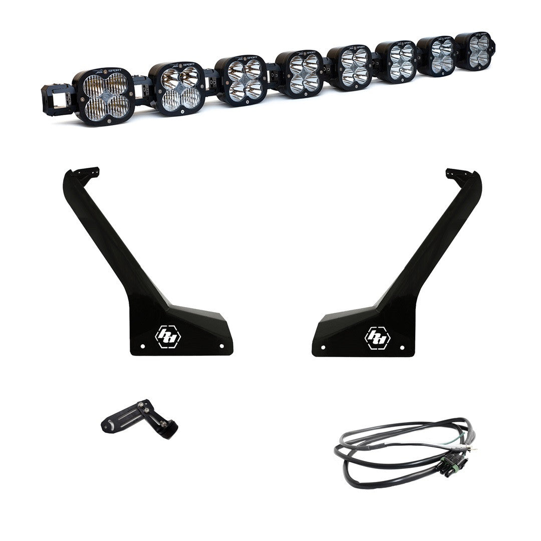 ROOF BAR LED 8XL BAJA DESIGNS PARA JEEP WRANGLER JL Y JEEP GLADIADOR JT