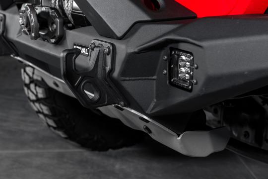 DEFENSA DELANTERA RIVAL 4X4 PARA JEEP WRANGLER JK 2007 - 2017 WRANGLER JL 2018 – 2024 Y GLADIATOR JT 2019 - 2024