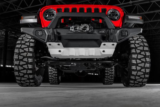 DEFENSA DELANTERA RIVAL 4X4 PARA JEEP WRANGLER JK 2007 - 2017 WRANGLER JL 2018 – 2024 Y GLADIATOR JT 2019 - 2024