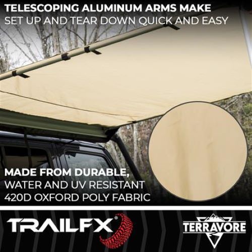 TOLDO CARPA 78"X98" UNIVERSAL TRAILFX