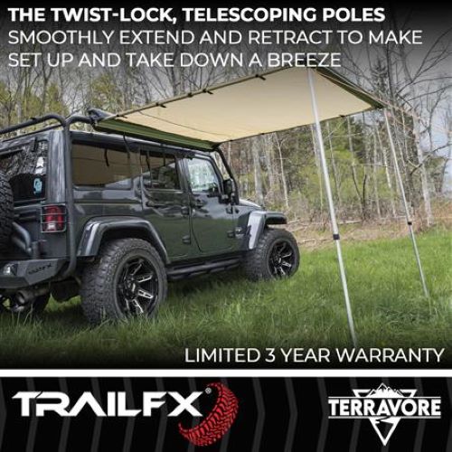 TOLDO CARPA 78"X98" UNIVERSAL TRAILFX