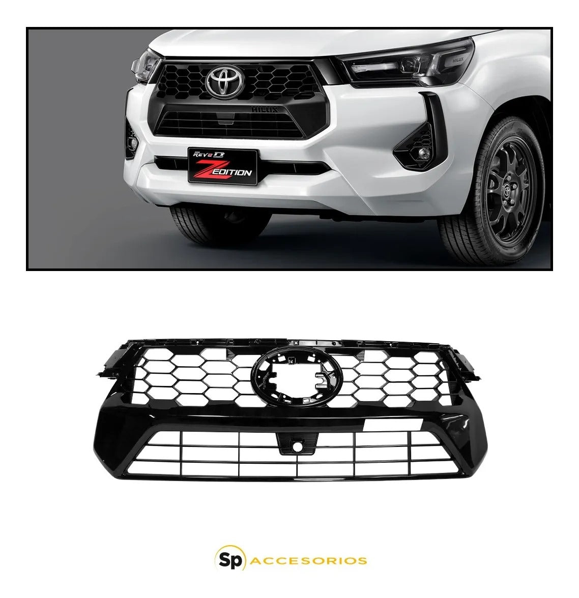 Body kit de Conversión Hilux 2021-2024 A Edición Z Kit Sin Cantoneras