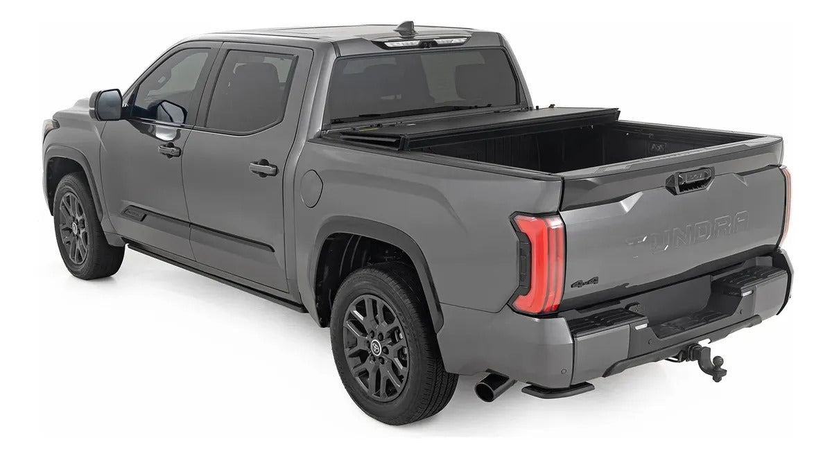 Tapa de batea Cubierta Abatible De 3 Posiciones Para Toyota Tundra 2022-25