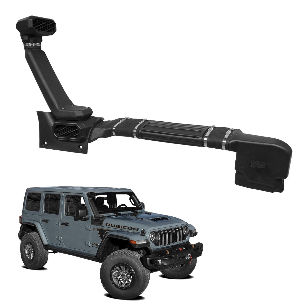 SNORKEL TIPO RUGGED PARA JEEP WRANGLER JL 2018-2024