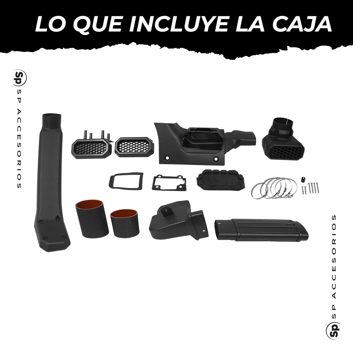 SNORKEL TIPO RUGGED PARA JEEP WRANGLER JL 2018-2024