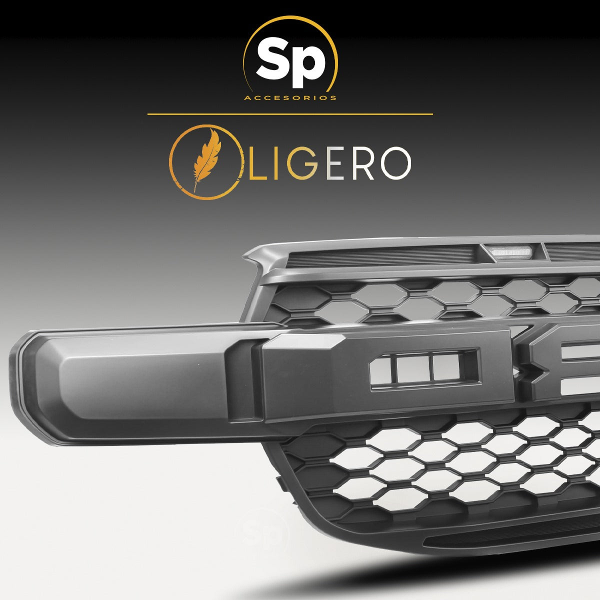 PARRILLA CON LUZ LED AMBAR/ FORD RANGER 2022