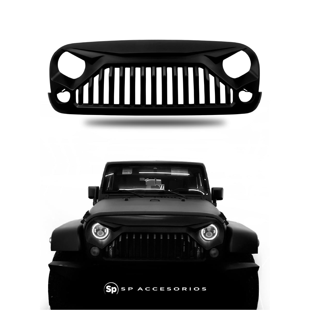 PARRILLA ANGRY PARA JEEP WRANGLER JK 2007 - 2018