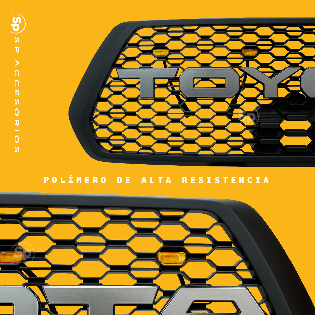 PARRILLA LED AMBAR PARA TOYOTA TACOMA 2016 - 2020