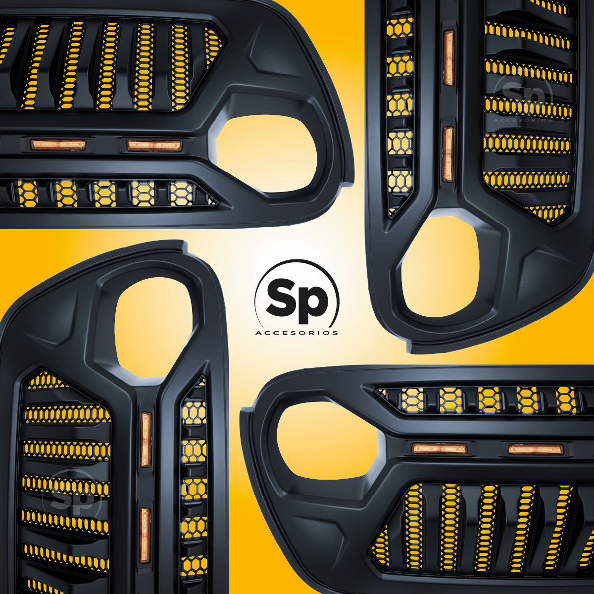 PARRILLA ANGRY LED PARA JEEP WRANGLER JL 2018 - 2024