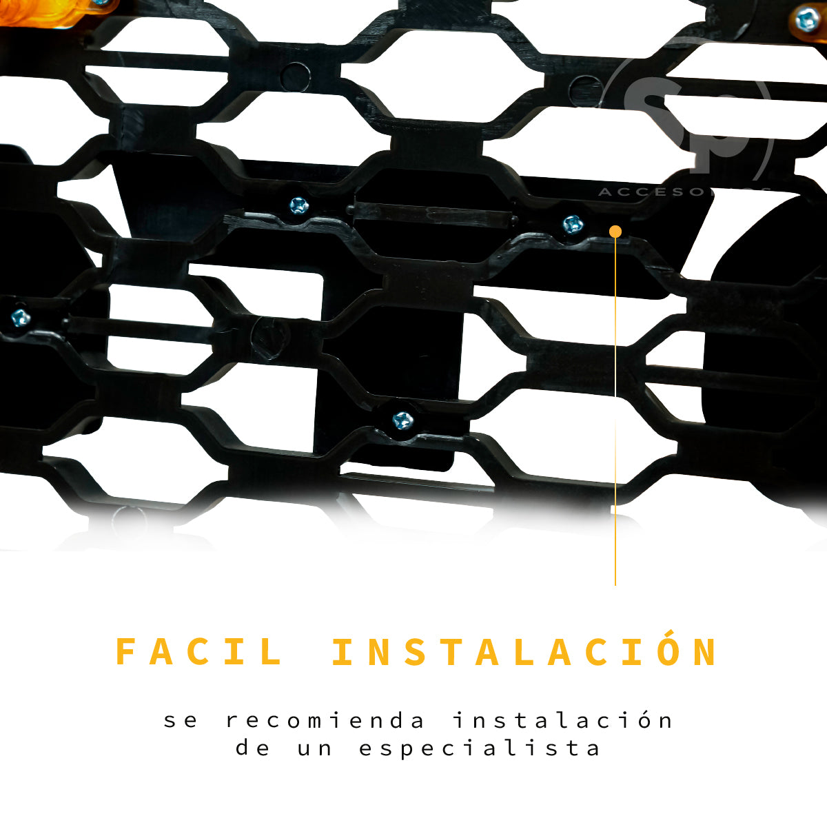 PARRILLA LED AMBAR PARA TOYOTA TACOMA 2016 - 2020