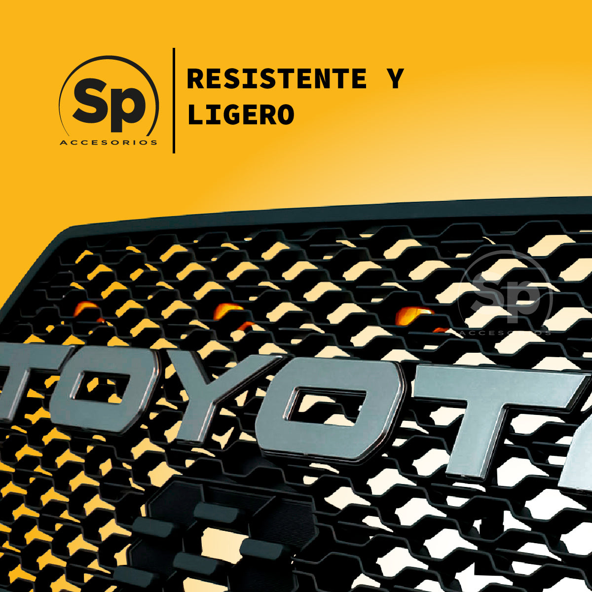 PARRILLA LED AMBAR PARA TOYOTA TACOMA 2016 - 2020