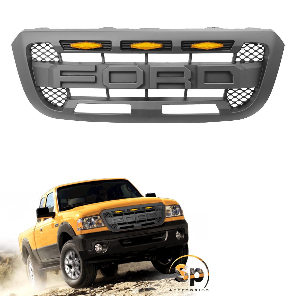 PARRILLA FRONTAL PARA FORD RANGER 2008 - 2011
