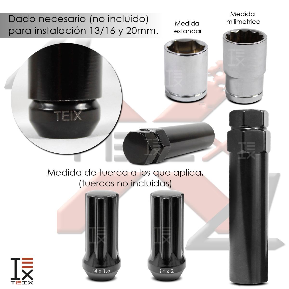 REFACCION BIRLOS DE SEGURIDAD TEX 14