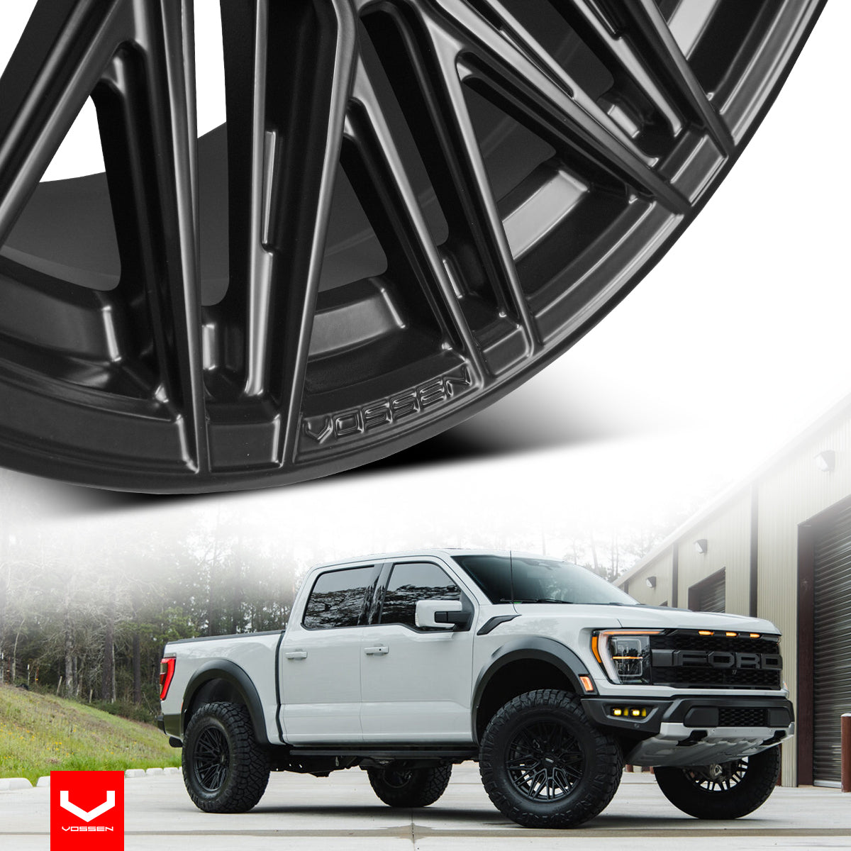 RIN VOSSEN 20X10 6X139.7 CB106.1 ET-18 HF65 SATIN BLACK