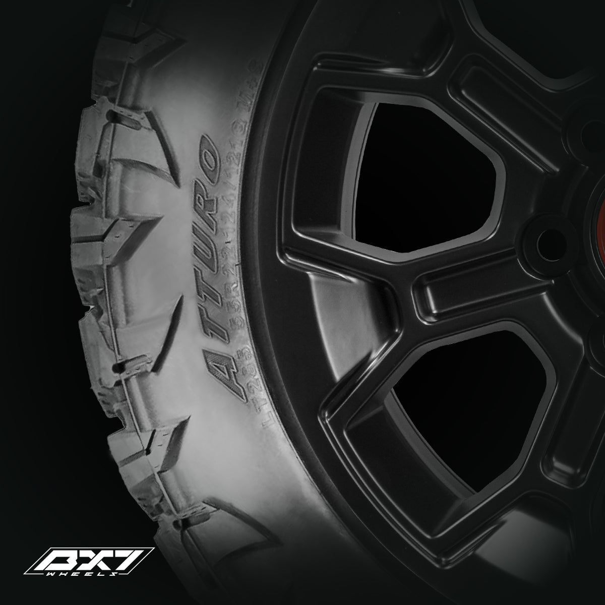 RIN BX7 FW6 17 6X139.7/ ET 5/ CB 106.1/ MATTE BLACK