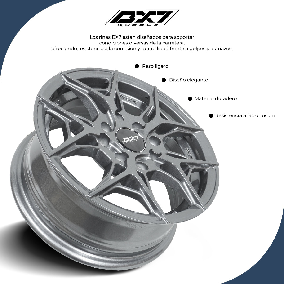 RINES BX7 FW1 13 4X100/114.3/ ET 35/ CB 73.1/ GREY