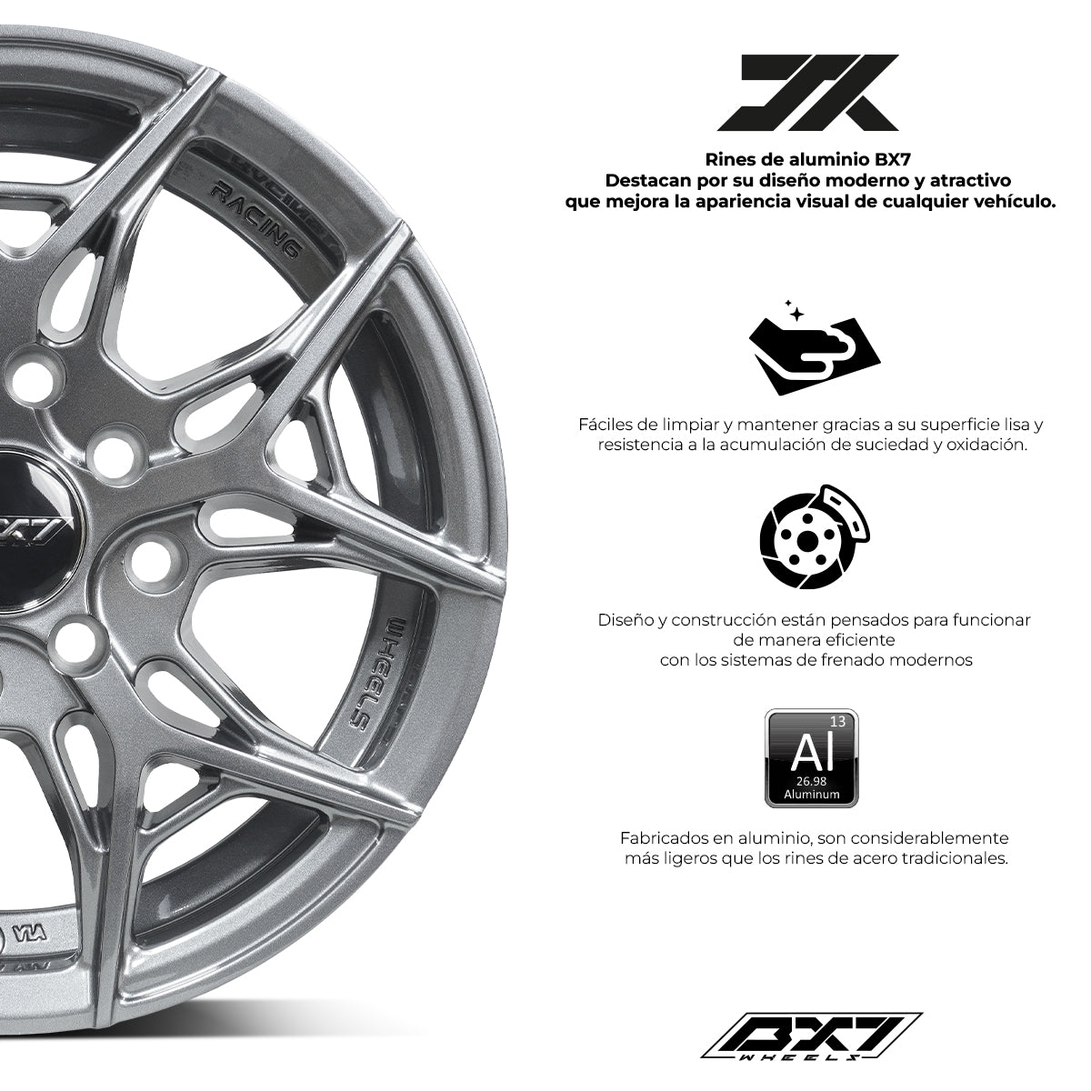 RINES BX7 FW1 13 4X100/114.3/ ET 35/ CB 73.1/ GREY