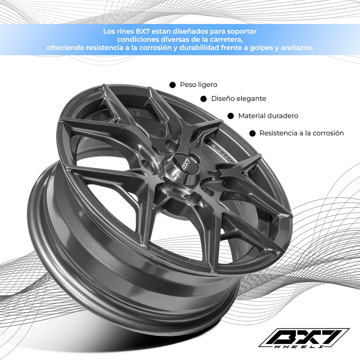 RINES BX7 FW1 14 4X100/114.3 ET 35/ CB 73.1/ GREY