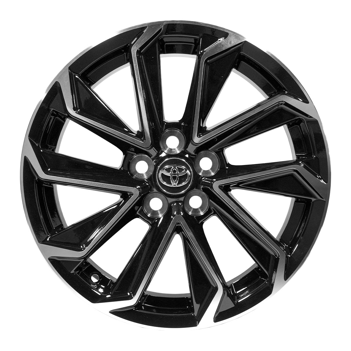 RIN BX7 FW6 16 5X100/ ET 39/ CB 54.1/ NEGRO-BLACK MACHINED FACE