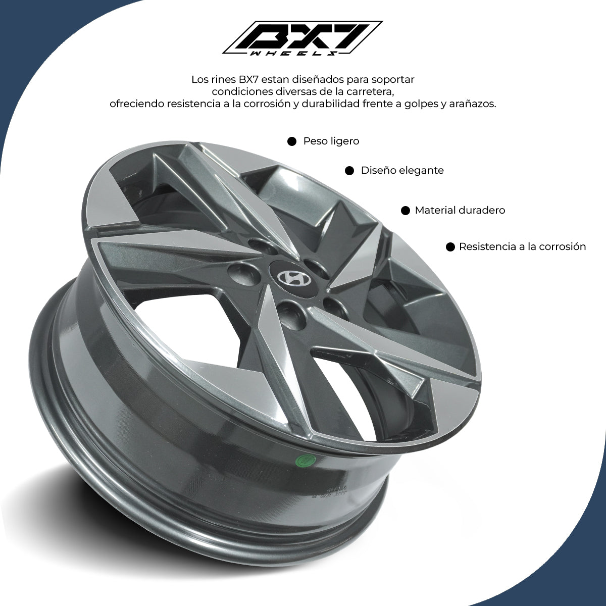 RIN BX7 FW3 17 5X114.3/ ET 49/ CB 67.1/ NEGRO-GUNMETAL MACHINED FACE