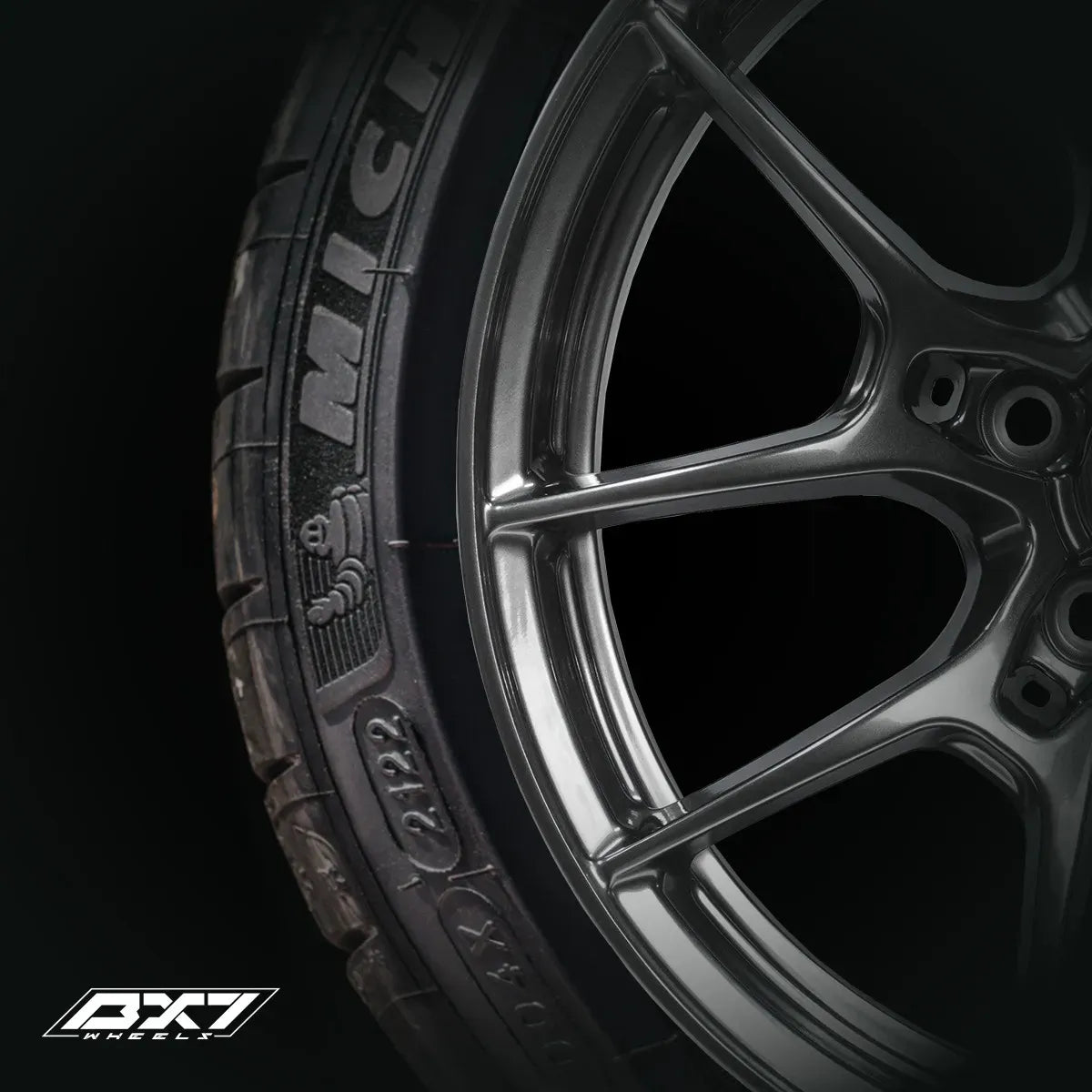 Rin Bx7 17x7.5 5/112 Et35 Negro/matte Black
