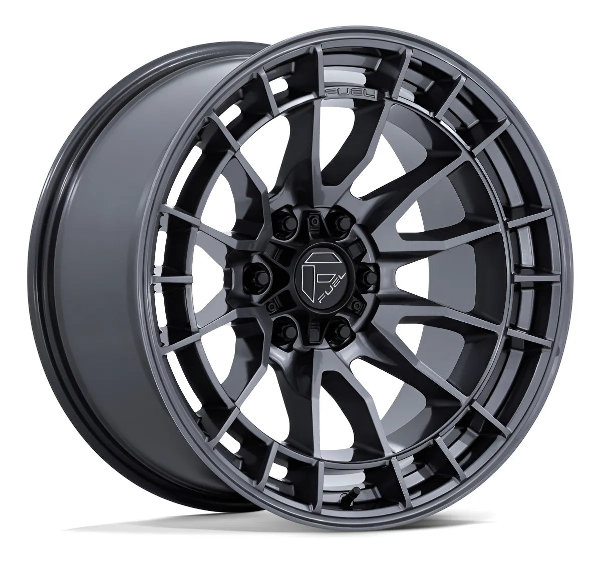 Rin Fuel Revolt 17x9.0 6x139.7 Gloss Gunmetal Toyota Hilux