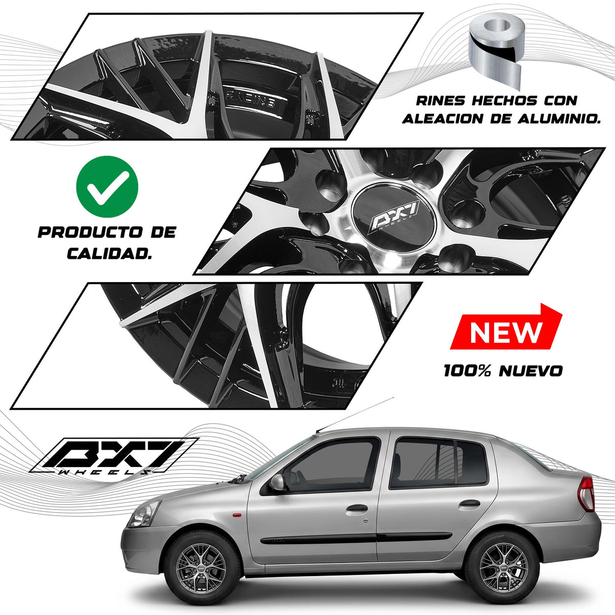 Rines 14 4/100 Saxo I10 Spark Pointer Aveo Gol
