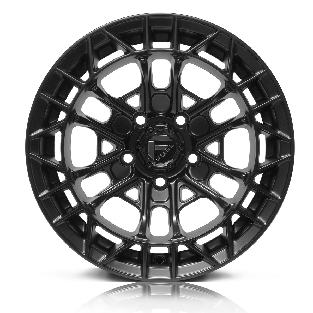 RIN BX7 WHEELS 15X8 5/114.3 ET: -10 CB: 73.1 NEGRO/FULL MATTE BLACK