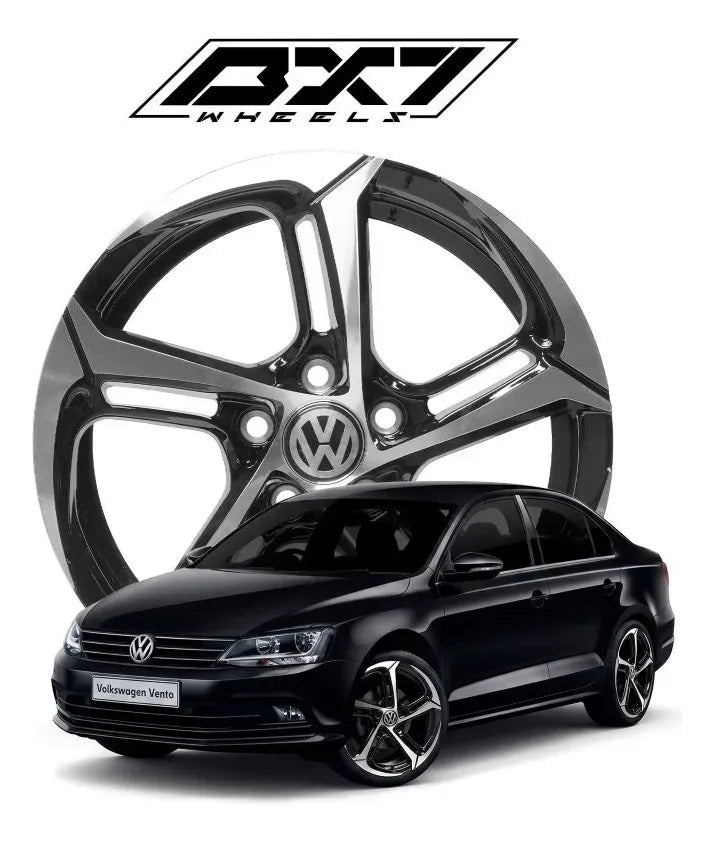 Rines 15 5-100 Vw Vento Jetta Clasico Golf A4 Polo Virtus 4p