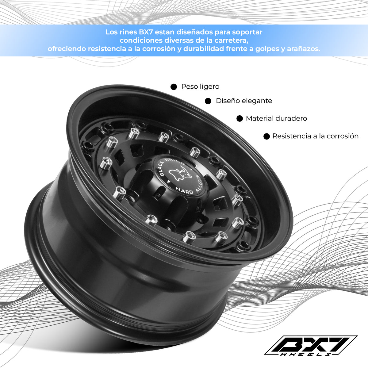 RIN BX7 WHEELS 15X8 5/139.7 ET0 CB108