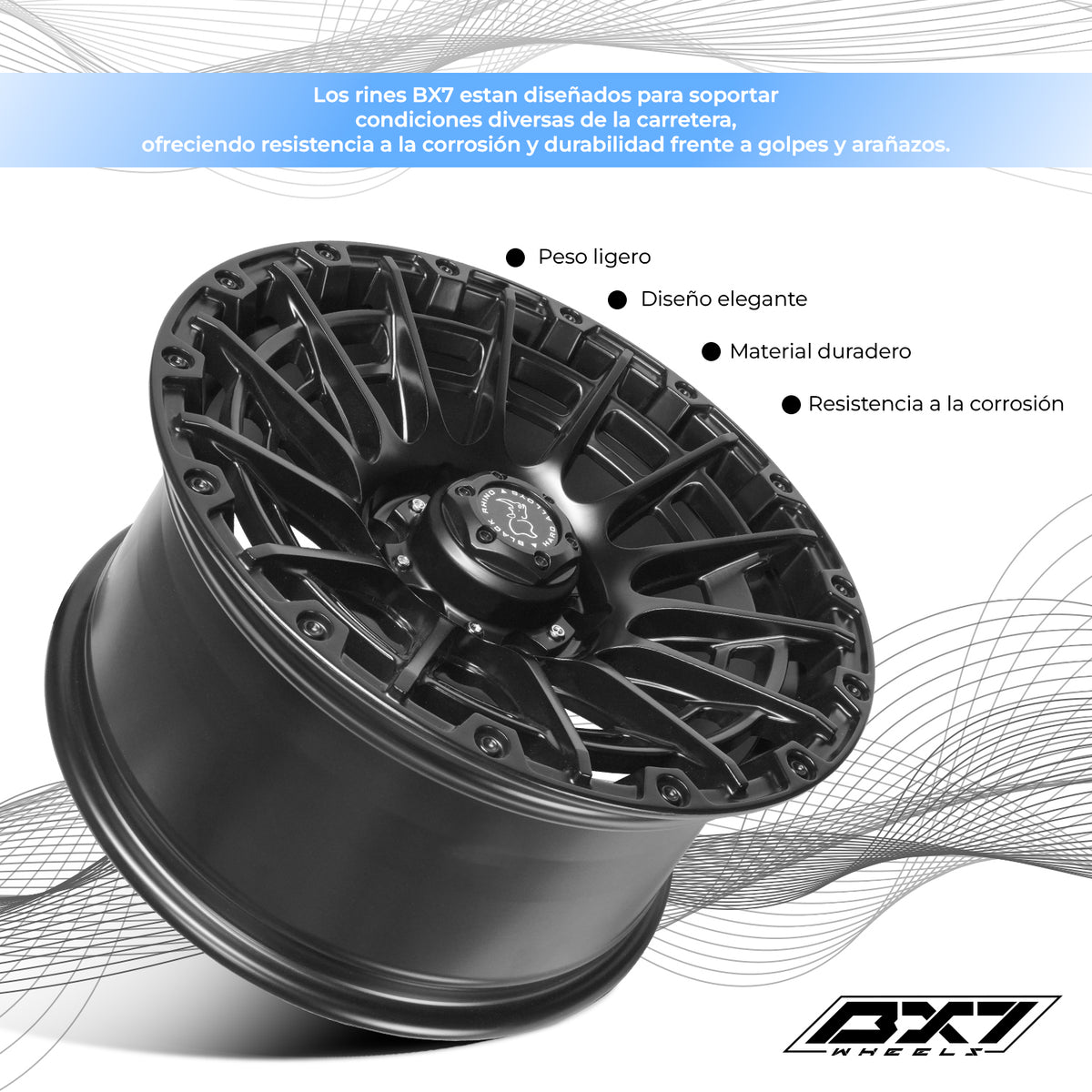 RIN BX7 WHEELS 17X8.5 6/139.7 ET0 CB106.1