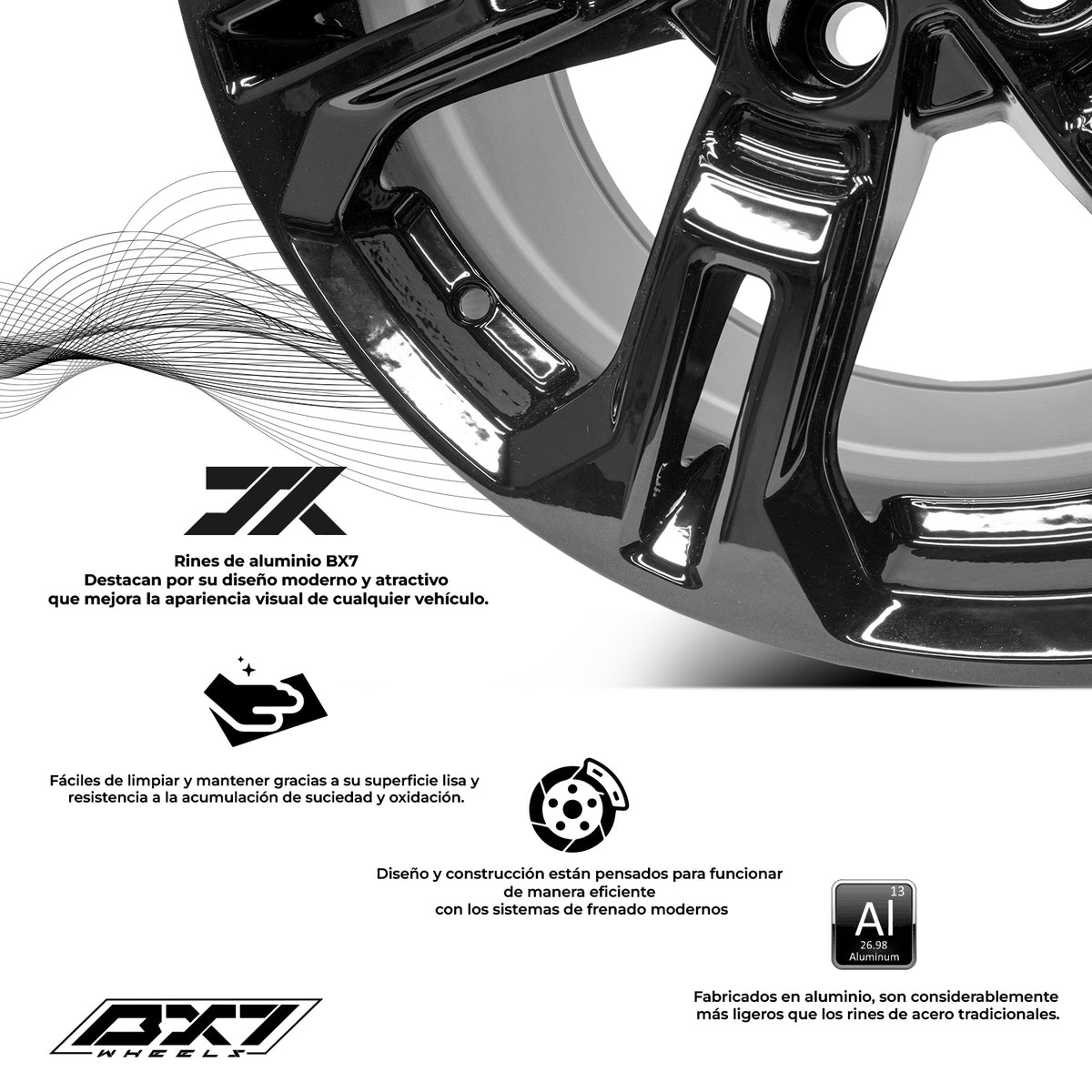 RIN BX7 WHEELS 17X8 6/114.3 ET30 CB66.1