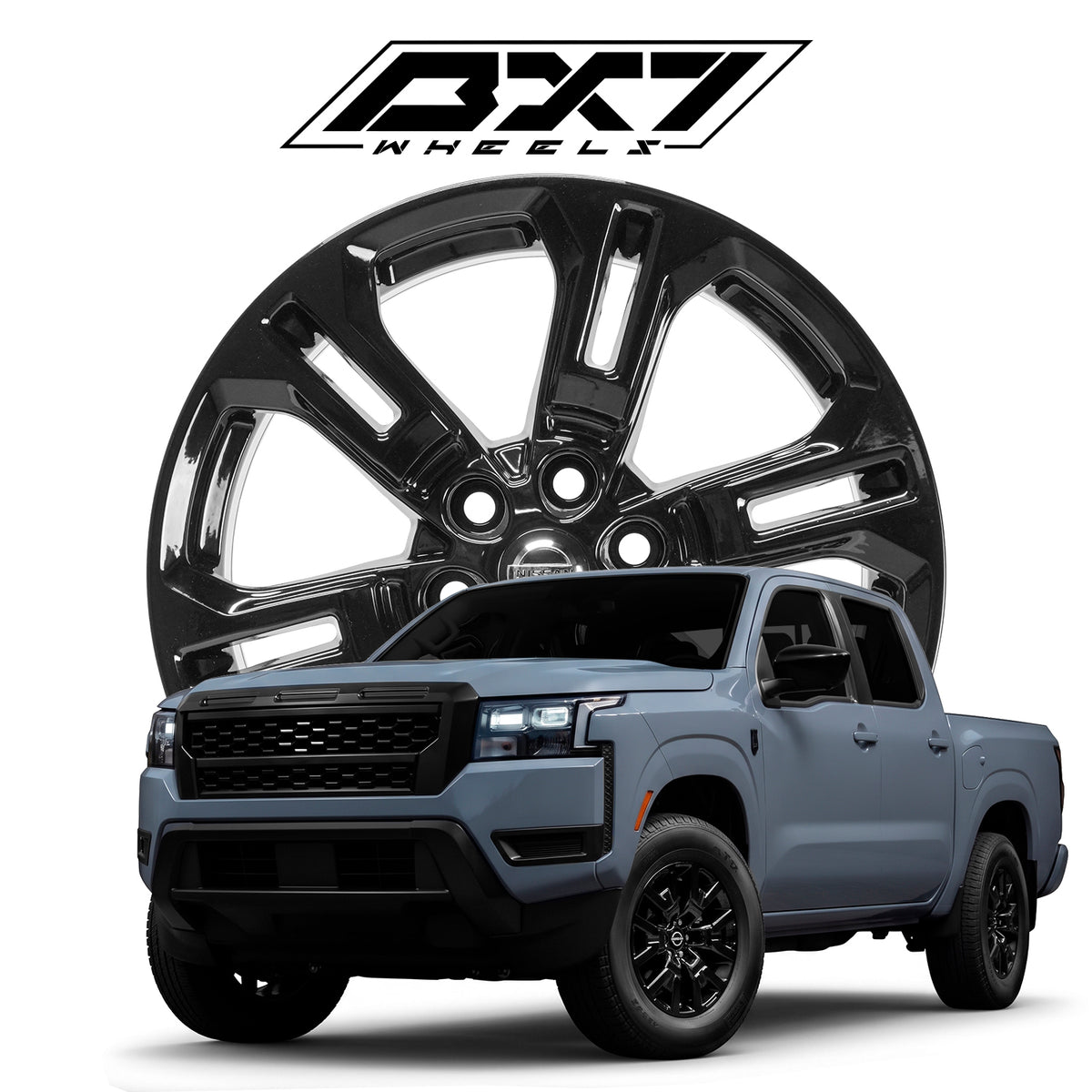 RIN BX7 WHEELS 17X8 6/114.3 ET30 CB66.1