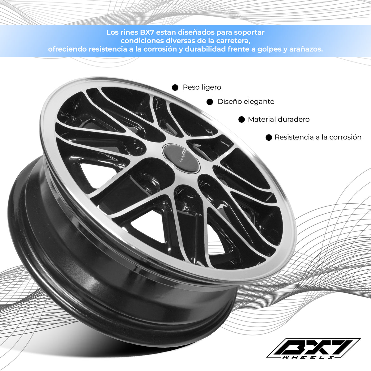 RIN BX7 WHEELS 15X5.5 4/130 ET30 CB80.9
