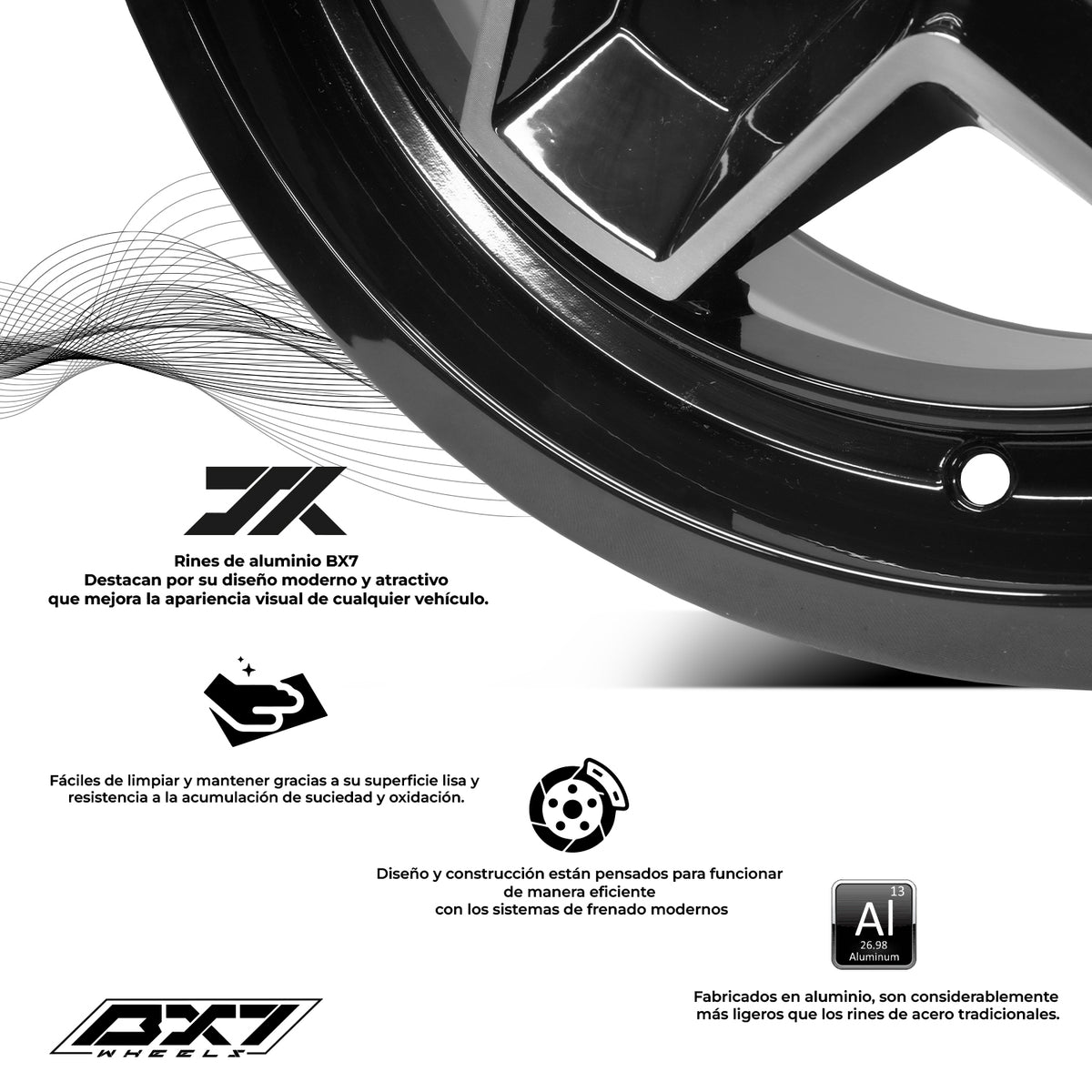 RIN BX7 WHEELS 15X7 4/130 ET25 CB80.9