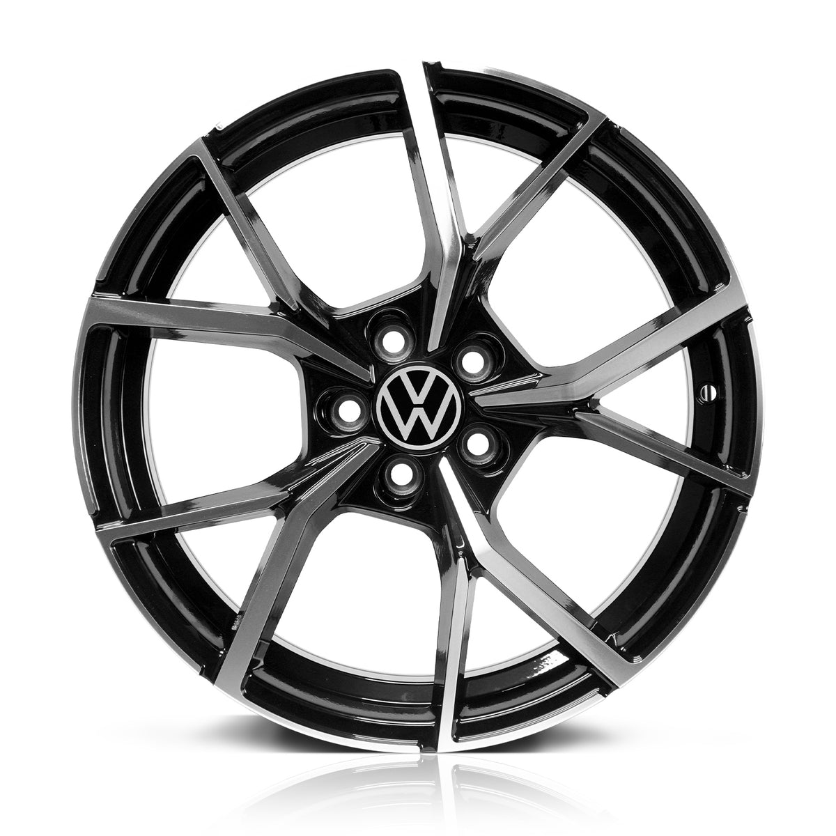 RIN BX7 WHEELS 17X7.5 5/100 ET: 35 CB: 57.1 NEGRO/BLACK MACHINED FACE