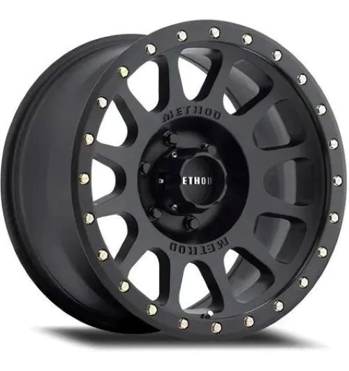 Rines Method 17x8.5 Mr305nv 6/135 MATTE BLACK