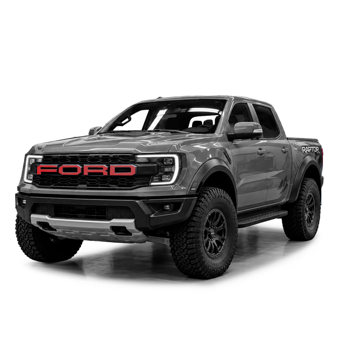STICKER PARA FORD RANGER RAPTOR 2025+ ROJO CON GRIS