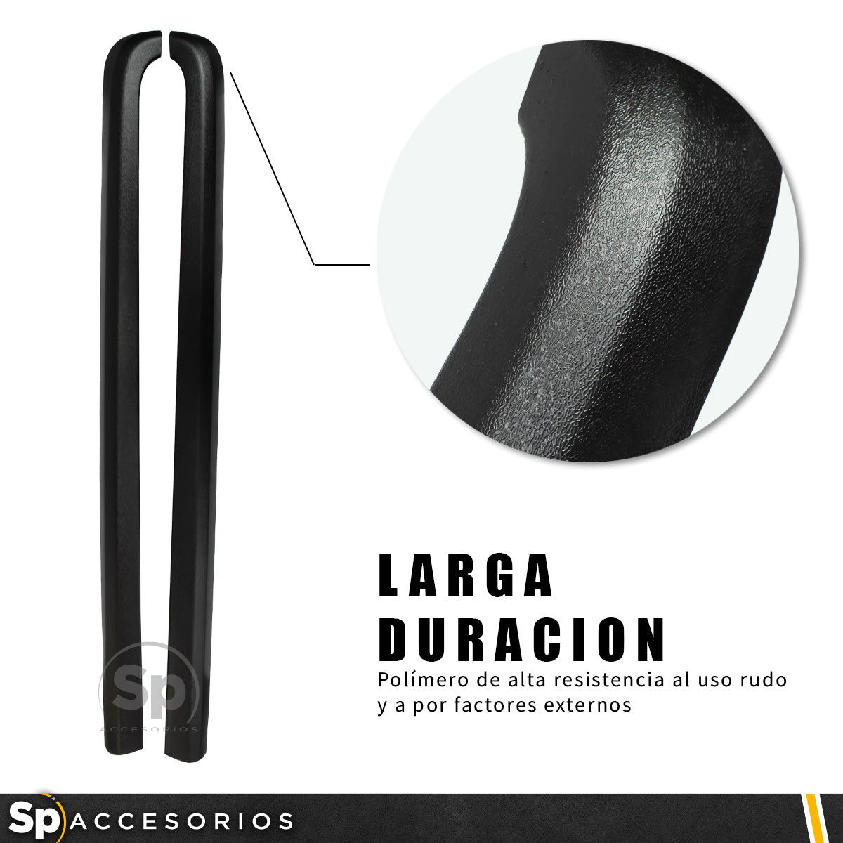 JINETES MOLDURAS DE CAJA BATEA PLASTICO ABS PARA FORD RANGER 2016 - 2023