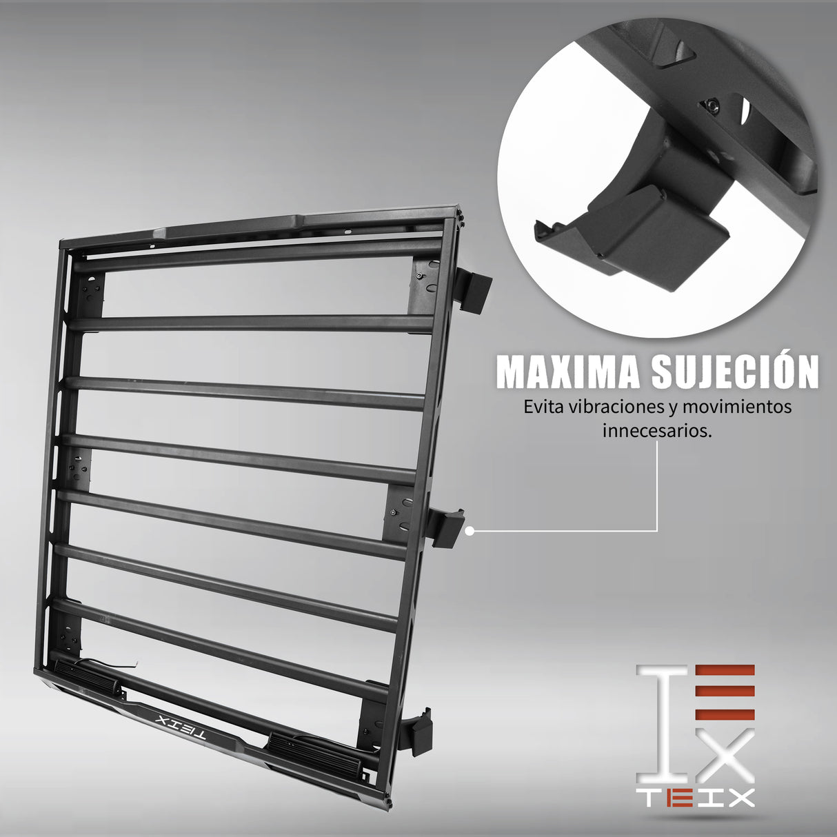 CANASTILLA PORTAEQUIPAJE DOBLE BARRA LED TEIX OFF ROAD SUZUKI JIMNY 2019 A 2024